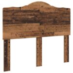 vidaXL Rám postele Staré drevo 120 x 190 cm Kompozitné drevo – Obrázok 7