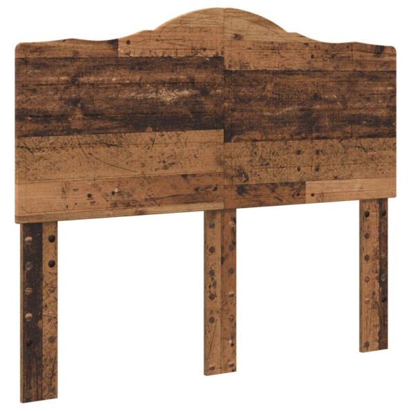 vidaXL Rám postele Staré drevo 120 x 190 cm Kompozitné drevo – Obrázok 7