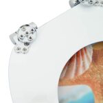 vidaXL WC sedadlo 2 pcs Morská mušľa 44 x 38 cm MDF doska – Obrázok 7