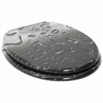 vidaXL WC sedadlo 2 pcs Sivá 44 x 38 cm MDF doska – Obrázok 2