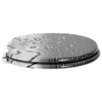 vidaXL WC sedadlo 2 pcs Sivá 44 x 38 cm MDF doska – Obrázok 4