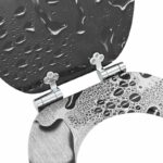 vidaXL WC sedadlo 2 pcs Sivá 44 x 38 cm MDF doska – Obrázok 6