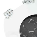 vidaXL WC sedadlo 2 pcs Sivá 44 x 38 cm MDF doska – Obrázok 7