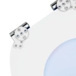 vidaXL WC sedadlo 2 pcs Modrá 43,8 x 37,8 cm MDF doska – Obrázok 7