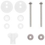 vidaXL WC sedadlo 2 pcs Modrá 43,8 x 37,8 cm MDF doska – Obrázok 8