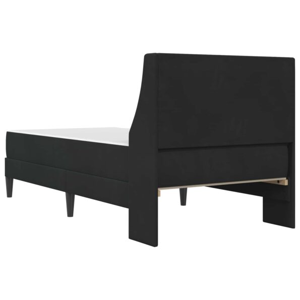 vidaXL Rám postele s matracom s matracmi Čierny 100 x 200 cm Zamat – Obrázok 8