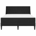 vidaXL Rám postele s matracom s matracmi Čierny 120 x 200 cm Zamat – Obrázok 6