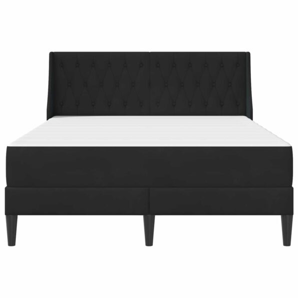 vidaXL Rám postele s matracom s matracmi Čierny 120 x 200 cm Zamat – Obrázok 6