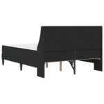 vidaXL Rám postele s matracom s matracmi Čierny 160 x 200 cm Zamat – Obrázok 8