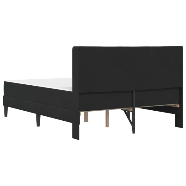 vidaXL Rám postele s matracom Čierna 140 x 200 cm Zamat – Obrázok 8