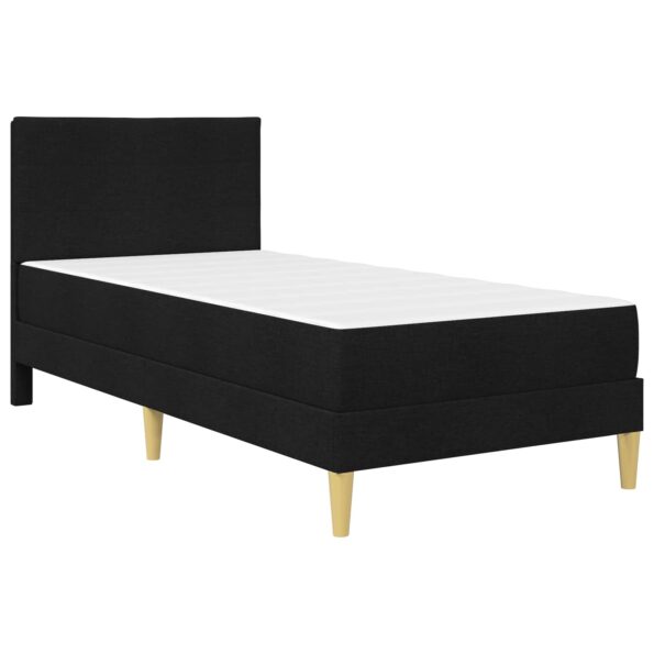 vidaXL Rám postele Čierny 80 x 200 cm Polyester – Obrázok 3