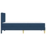 vidaXL Rám postele Modrá 90 x 200 cm Polyester – Obrázok 7