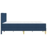 vidaXL Rám postele Modrá 120 x 200 cm Polyester – Obrázok 7