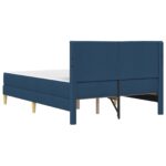 vidaXL Rám postele Modrá 120 x 200 cm Polyester – Obrázok 8