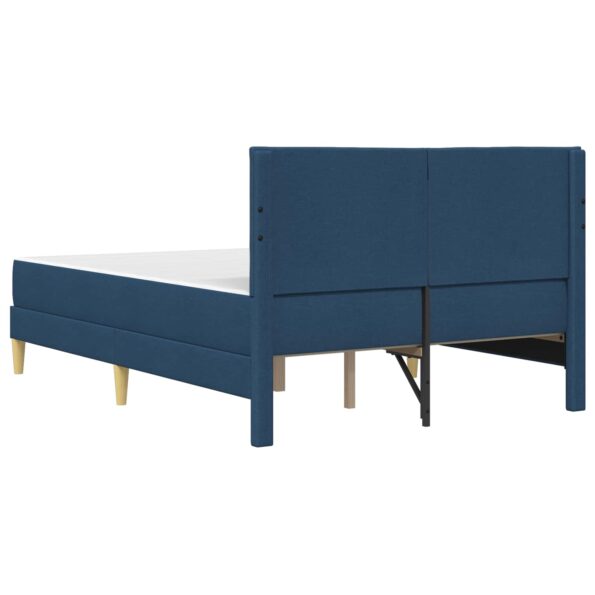 vidaXL Rám postele Modrá 120 x 200 cm Polyester – Obrázok 8