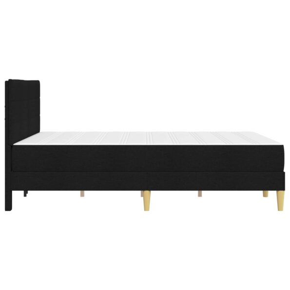 vidaXL Rám postele Čierny 160 x 200 cm Polyester – Obrázok 7