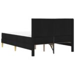 vidaXL Rám postele Čierny 160 x 200 cm Polyester – Obrázok 8