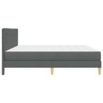 vidaXL Rám postele Tmavo šedá 180 x 200 cm Polyester – Obrázok 7
