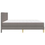 vidaXL Rám postele Sivohnedá 180 x 200 cm Polyester – Obrázok 7