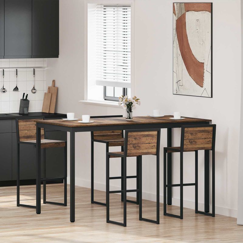 3415394_1.jpg vidaXL Jedálenské stoly Kompozitné drevo – Obrázok 1