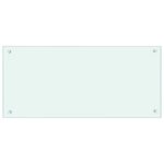 vidaXL Kuchynský backsplash 2 pcs Biela 90 x 40 cm tvrdené sklo – Obrázok 4