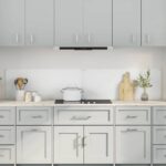 vidaXL Kuchynský obklad 2 pcs Priehľadná 100 x 40 cm tvrdené sklo