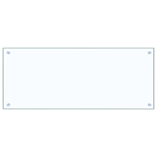 vidaXL Kuchynský obklad 2 pcs Priehľadná 100 x 40 cm tvrdené sklo – Obrázok 4
