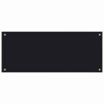 vidaXL Kuchynský obklad 2 pcs Čierna 100 x 40 cm tvrdené sklo – Obrázok 4