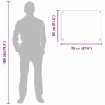 vidaXL Kuchynský backsplash 2 pcs Tmavo šedá 70 x 60 cm tvrdené sklo – Obrázok 10