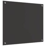 vidaXL Kuchynský backsplash 2 pcs Tmavo šedá 70 x 60 cm tvrdené sklo – Obrázok 6