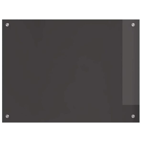 vidaXL Kuchynský backsplash 2 pcs Tmavo šedá 80 x 60 cm tvrdené sklo – Obrázok 4