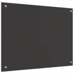 vidaXL Kuchynský backsplash 2 pcs Tmavo šedá 80 x 60 cm tvrdené sklo – Obrázok 6