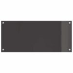 vidaXL Kuchynský backsplash 2 pcs Tmavo šedá 90 x 40 cm tvrdené sklo – Obrázok 4