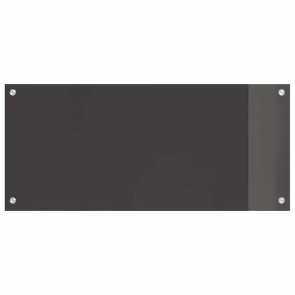 vidaXL Kuchynský backsplash 2 pcs Tmavo šedá 90 x 40 cm tvrdené sklo – Obrázok 4