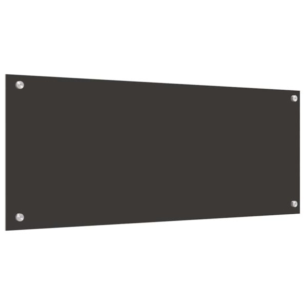 vidaXL Kuchynský obklad 2 pcs Tmavo šedá 100 x 40 cm tvrdené sklo – Obrázok 6