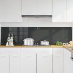 vidaXL Kuchynský backsplash 2 pcs Tmavo šedá 100 x 50 cm tvrdené sklo – Obrázok 3