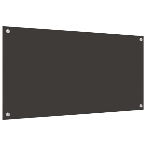 vidaXL Kuchynský backsplash 2 pcs Tmavo šedá 100 x 50 cm tvrdené sklo – Obrázok 6