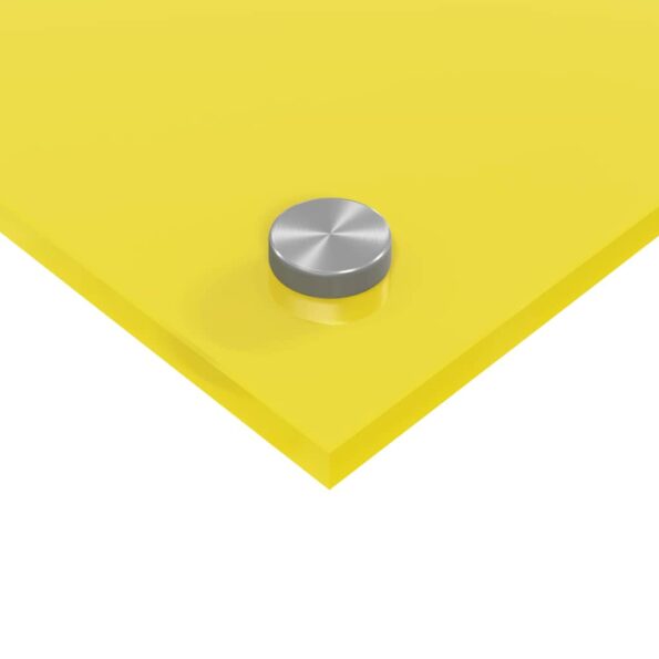 vidaXL Kuchynský backsplash 2 pcs Žltá 100 x 50 cm tvrdené sklo – Obrázok 8