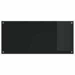 vidaXL Kuchynský backsplash 2 pcs Čierna 110 x 50 cm tvrdené sklo – Obrázok 4