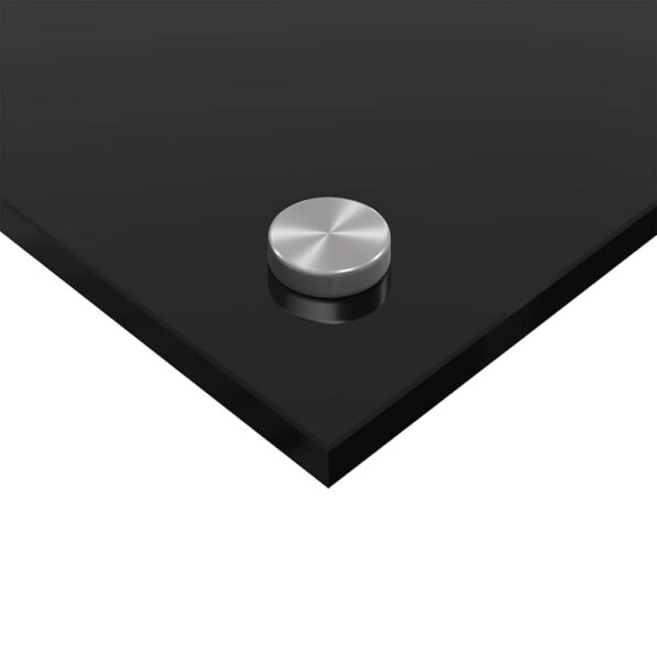 vidaXL Kuchynský backsplash 2 pcs Čierna 110 x 50 cm tvrdené sklo – Obrázok 8