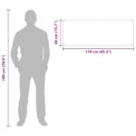 vidaXL Kuchynský backsplash 2 pcs Tmavo šedá 110 x 40 cm tvrdené sklo – Obrázok 10