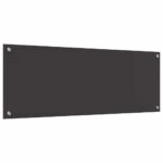 vidaXL Kuchynský backsplash 2 pcs Tmavo šedá 110 x 40 cm tvrdené sklo – Obrázok 6