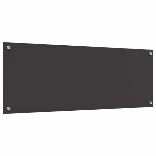 vidaXL Kuchynský backsplash 2 pcs Tmavo šedá 110 x 40 cm tvrdené sklo – Obrázok 6