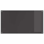 vidaXL Kuchynský backsplash 2 pcs Tmavo šedá 110 x 60 cm tvrdené sklo – Obrázok 4