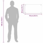 vidaXL Kuchynský backsplash 2 pcs Biela 70 x 40 x 0.8 cm Tvrdené sklo – Obrázok 10