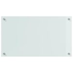 vidaXL Kuchynský backsplash 2 pcs Biela 70 x 40 x 0.8 cm Tvrdené sklo – Obrázok 4