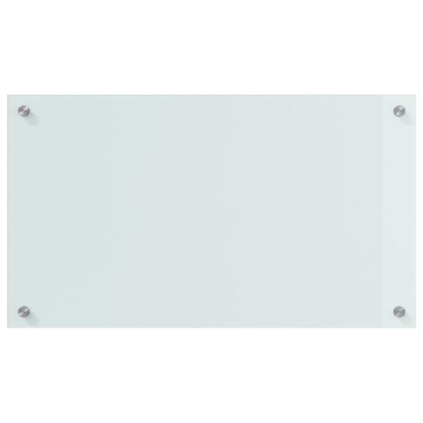 vidaXL Kuchynský backsplash 2 pcs Biela 70 x 40 x 0.8 cm Tvrdené sklo – Obrázok 4