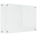 vidaXL Kuchynský backsplash Priehľadná 80 x 60 x 0.8 cm tvrdené sklo – Obrázok 2