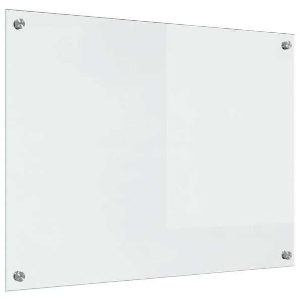 vidaXL Kuchynský backsplash Priehľadná 80 x 60 x 0.8 cm tvrdené sklo – Obrázok 6