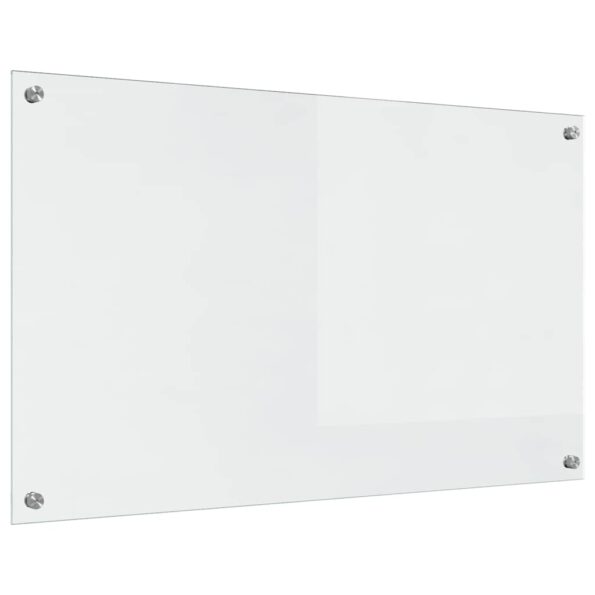vidaXL Kuchynský backsplash Priehľadná 100 x 60 x 0.8 cm tvrdené sklo – Obrázok 6